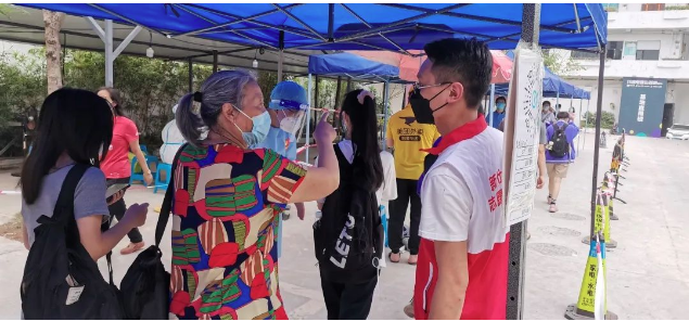 有序有愛有溫度，T.I.T雙魚文體園助力南石頭街道核酸檢測